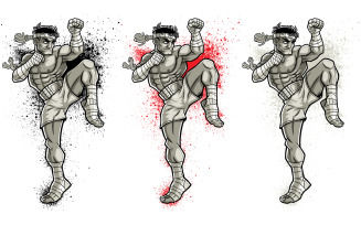 Muay Thai 2 - Illustration