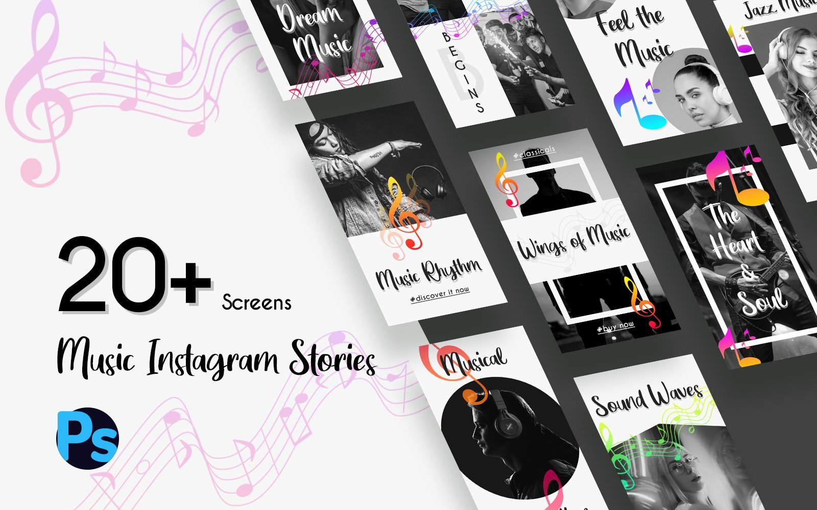 Kit Graphique #145691 Festival Instagram Web Design - Logo template Preview