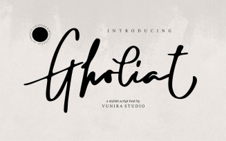 Gholiat | Stylish Cursive Font