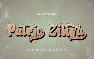 Patric Zihva - Retro Bold Cursive Font