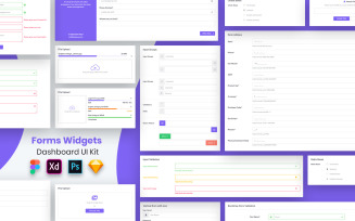 Forms Widgets Dashboard UI Kit