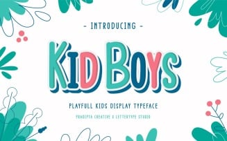 Kid Boys - Playful Display Font