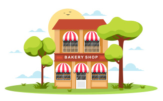 House Bakery Store - Illustration
