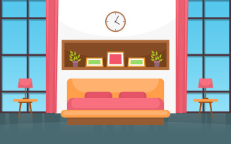 Interior Bedroom Design - Illustration