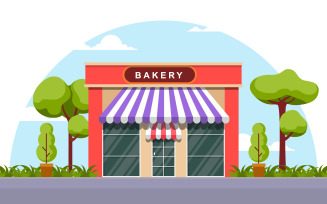 Shop Food Bakery - Illustration