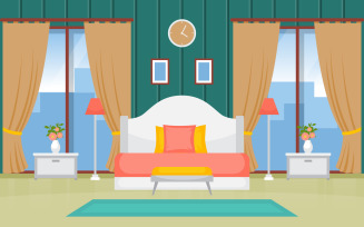 Sleeping Room Design - Illustration