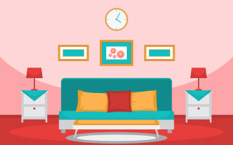 Sleeping Room Modern - Illustration