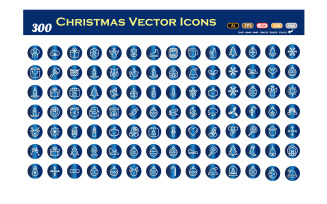 Christmas Vector Icon Set