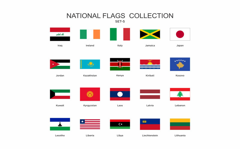 National Flags Set Vol-5 Icon Icon Set