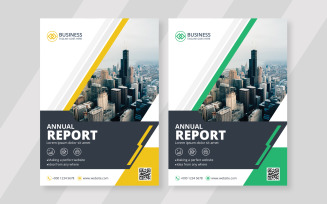 Business Annual Report Flyer Design - Corporate Identity Template