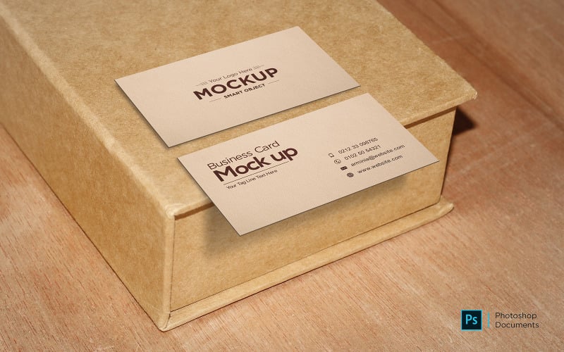 Business Card Design Template product mockup Product Mockup