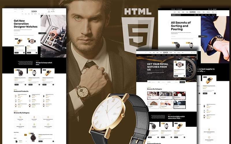 Dorox Luxurious Accessories Template Web №146482