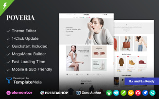 Poveria - Fashion and Accessories Stores Multipurpose PrestaShop Theme