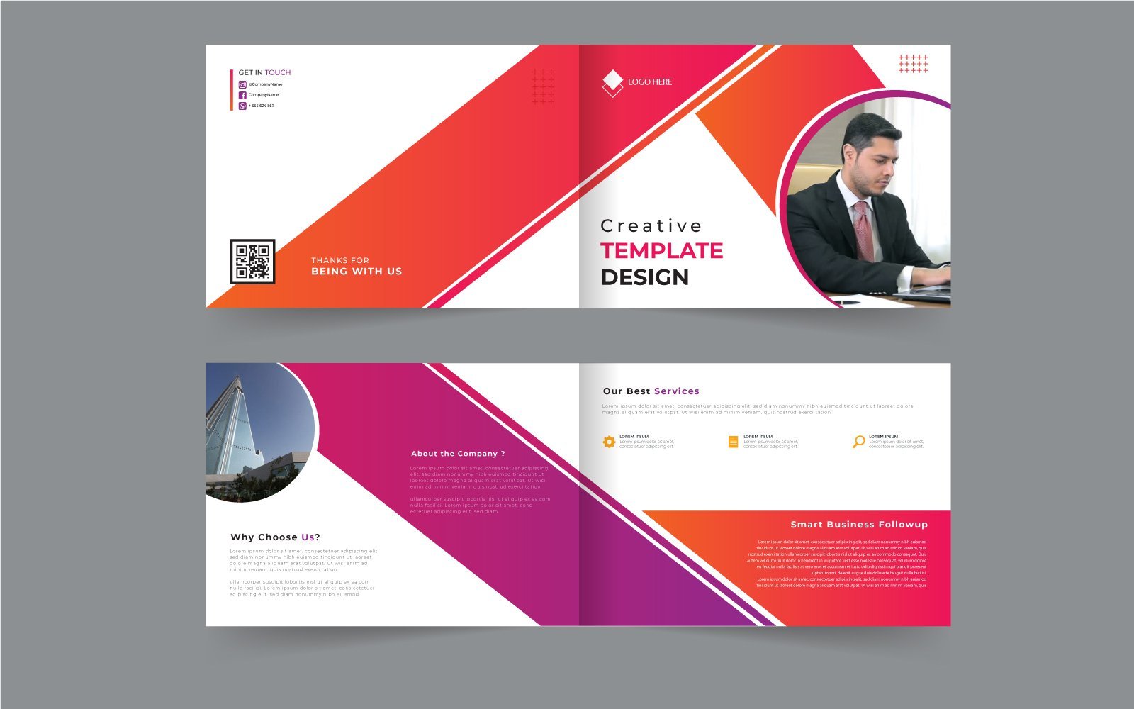 Template #146596 Bifold Business Webdesign Template - Logo template Preview