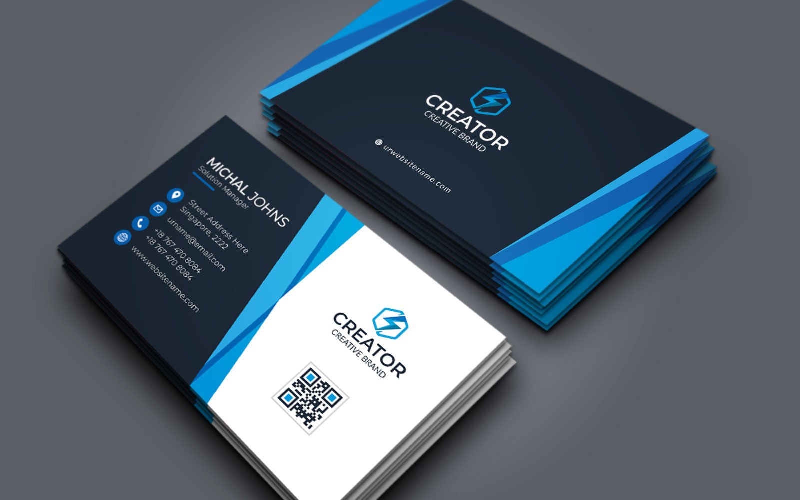 Template #146636 Card Corporate Webdesign Template - Logo template Preview