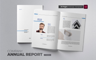 Business Company Annual Report Indesign - Corporate Identity Template