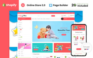 Teddy Toys and Clothing Store Shopify Theme