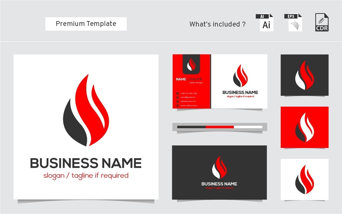 Kit Graphique #146757 Burn Business Divers Modles Web - Logo template Preview