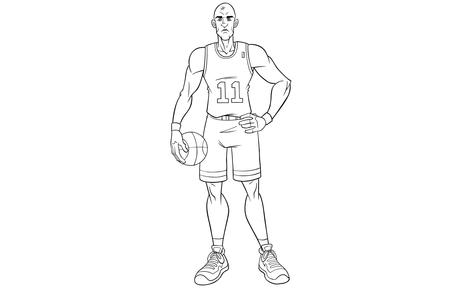 Kit Graphique #146978 Man Basketballe Divers Modles Web - Logo template Preview
