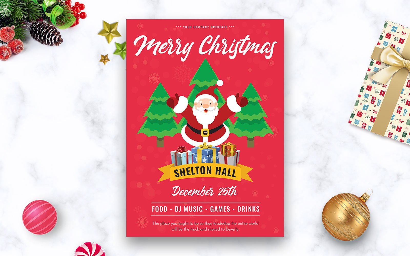 Template #147066 Holiday Vector Webdesign Template - Logo template Preview