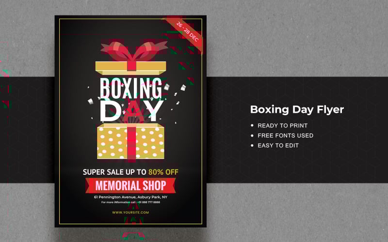 Boxing Day Flyer - Corporate Identity Template