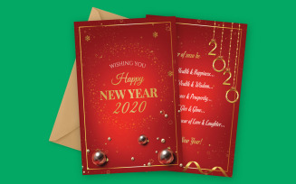 New Year Greeting Card - Corporate Identity Template