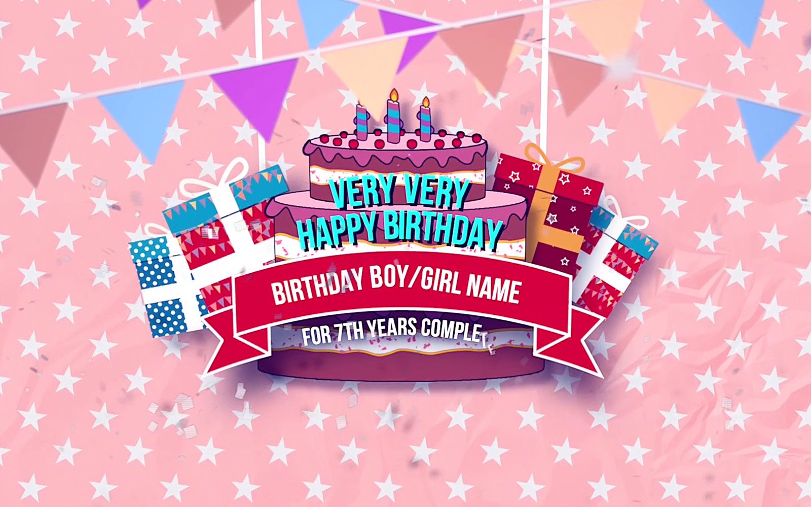 Kit Graphique #147114 Happy Birthday Divers Modles Web - Logo template Preview