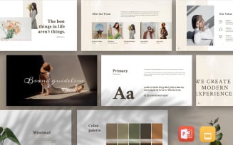 MERYLIN - Brand Guidelines Animated Bundle PowerPoint template
