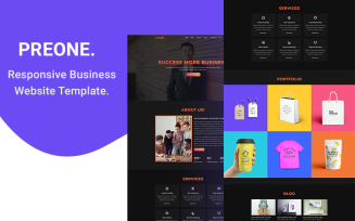 Peraone - Responsive Business HTML5 Website Template