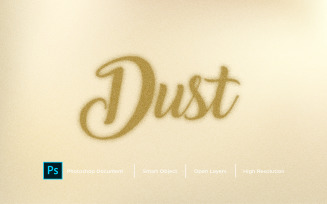 Dust Text Effect Design Photoshop Layer Style Effect - Illustration