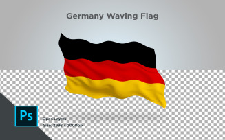 Germany Waving Flag - Illustration