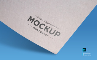Logo Muck up Template product mockup
