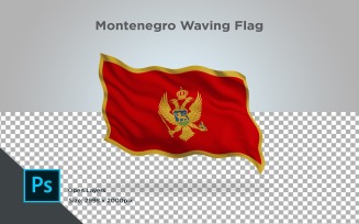 Montenegro Waving Flag - Illustration