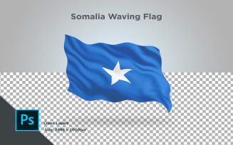Somalia Waving Flag - Illustration