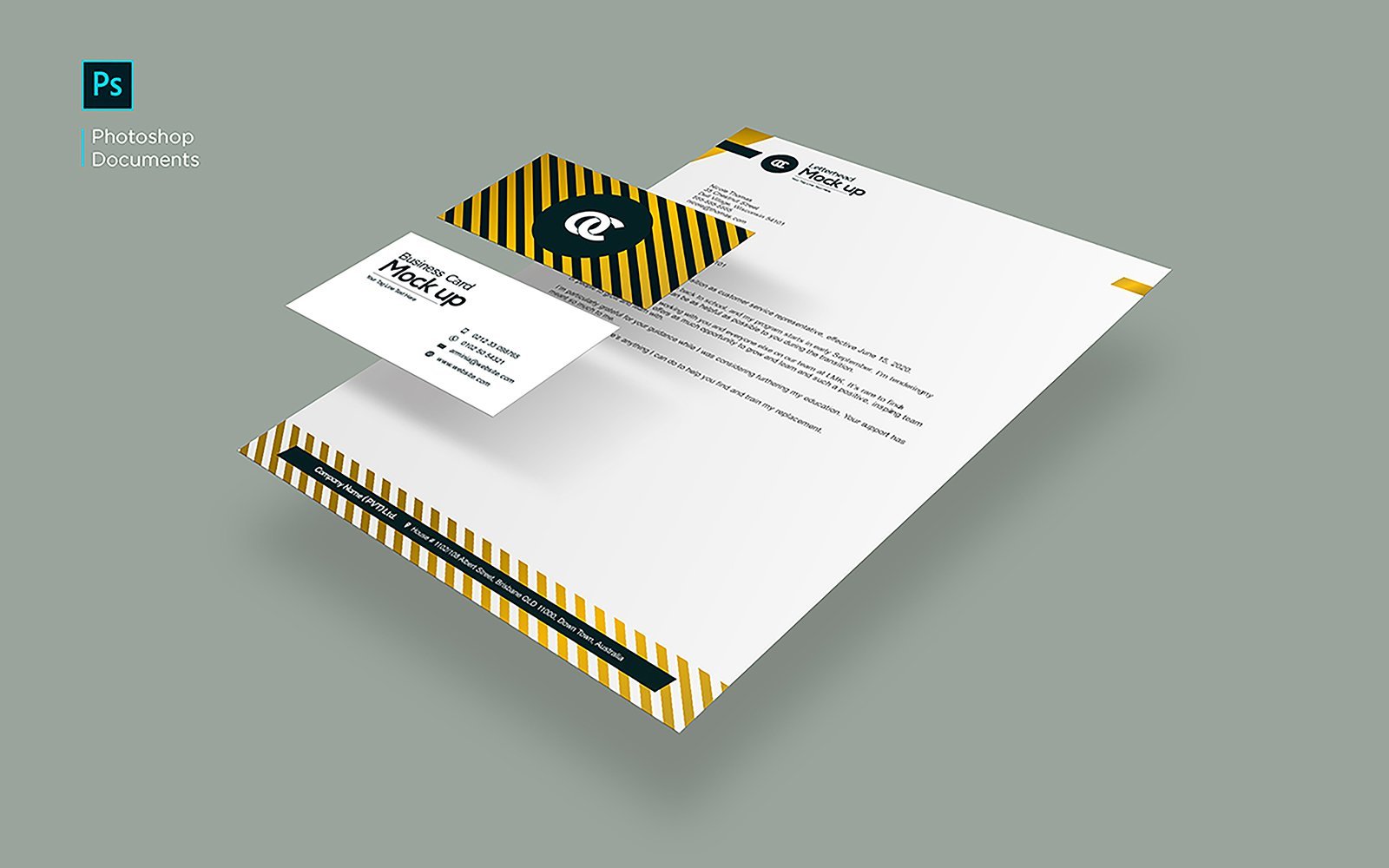 Template #147735 Letterhead Flyer Webdesign Template - Logo template Preview