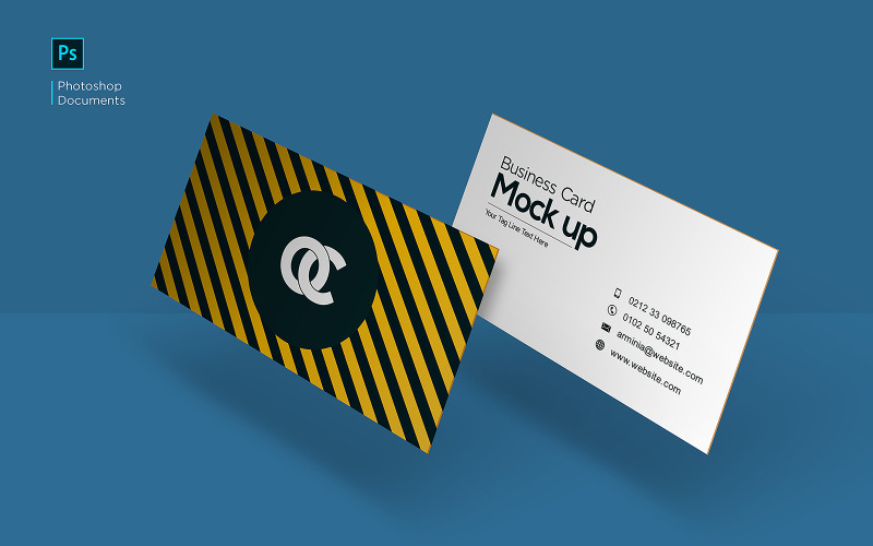 Business card flying mockup design template product mockup Product Mockup
