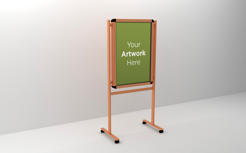 Brass material diplay stand mockup 3d rendered product mockup Product Mockup