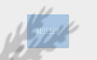 Squre frame mockup with realistic shadows product mockup