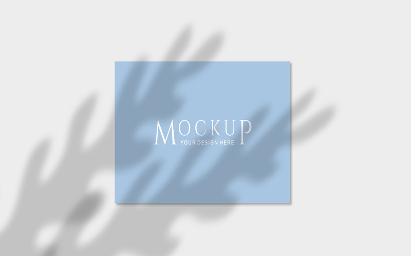 Squre frame mockup with realistic shadows product mockup Product Mockup