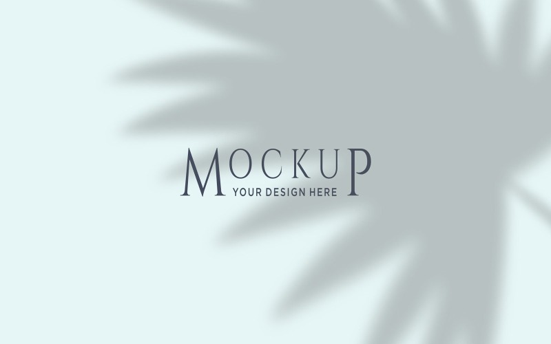 Blur leaf Shadow Template product mockup Product Mockup