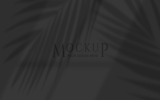 Realistic plant Shadow Mockup Background product mockup