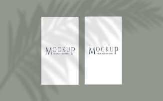 Two frame with Plant Shadow Mockup product mockup