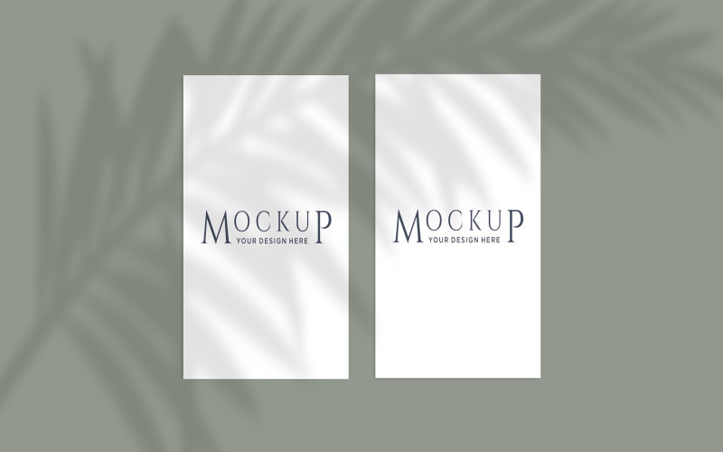 Two frame with Plant Shadow Mockup product mockup Product Mockup