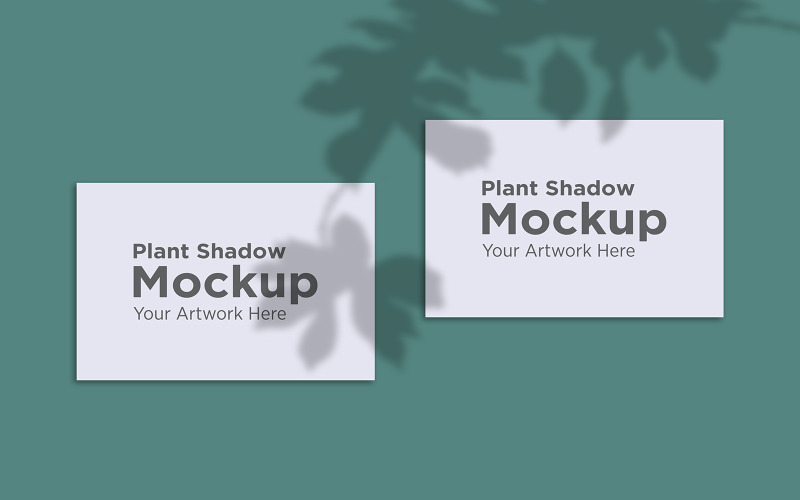 Two Horizontal Frame Mockup With Transparent Shadow Background product mockup Product Mockup