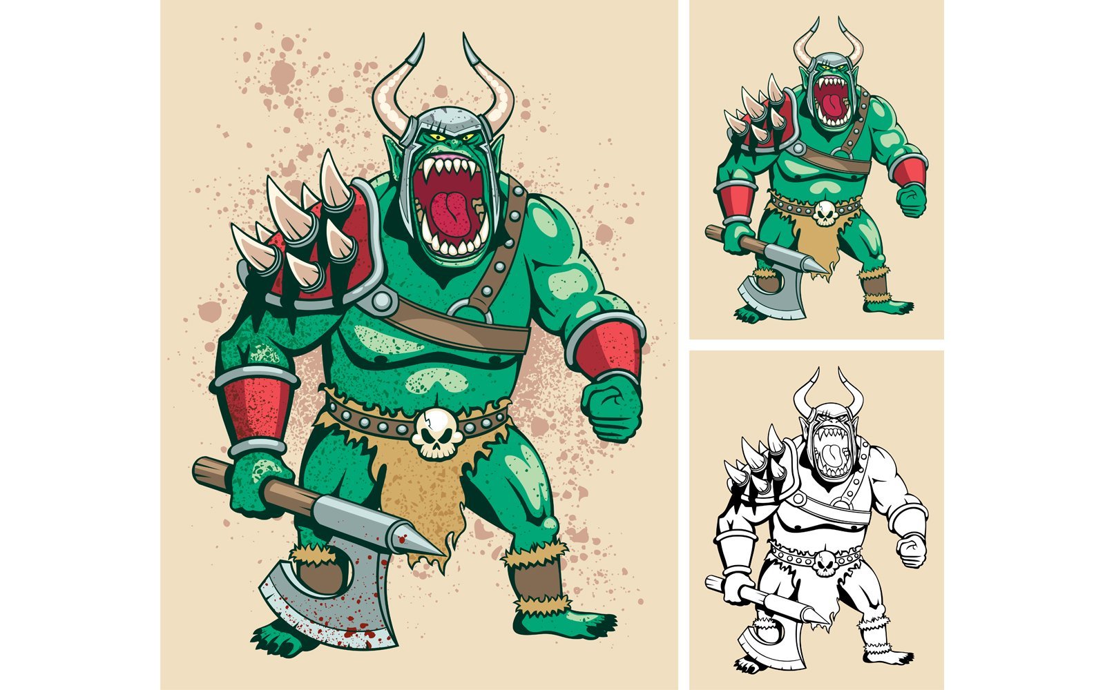 Kit Graphique #148292 Orc Ogre Divers Modles Web - Logo template Preview