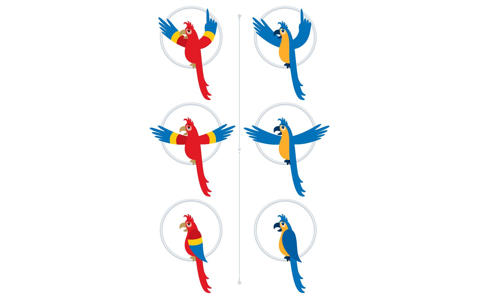 Kit Graphique #148298 Parrot Oiseau Divers Modles Web - Logo template Preview