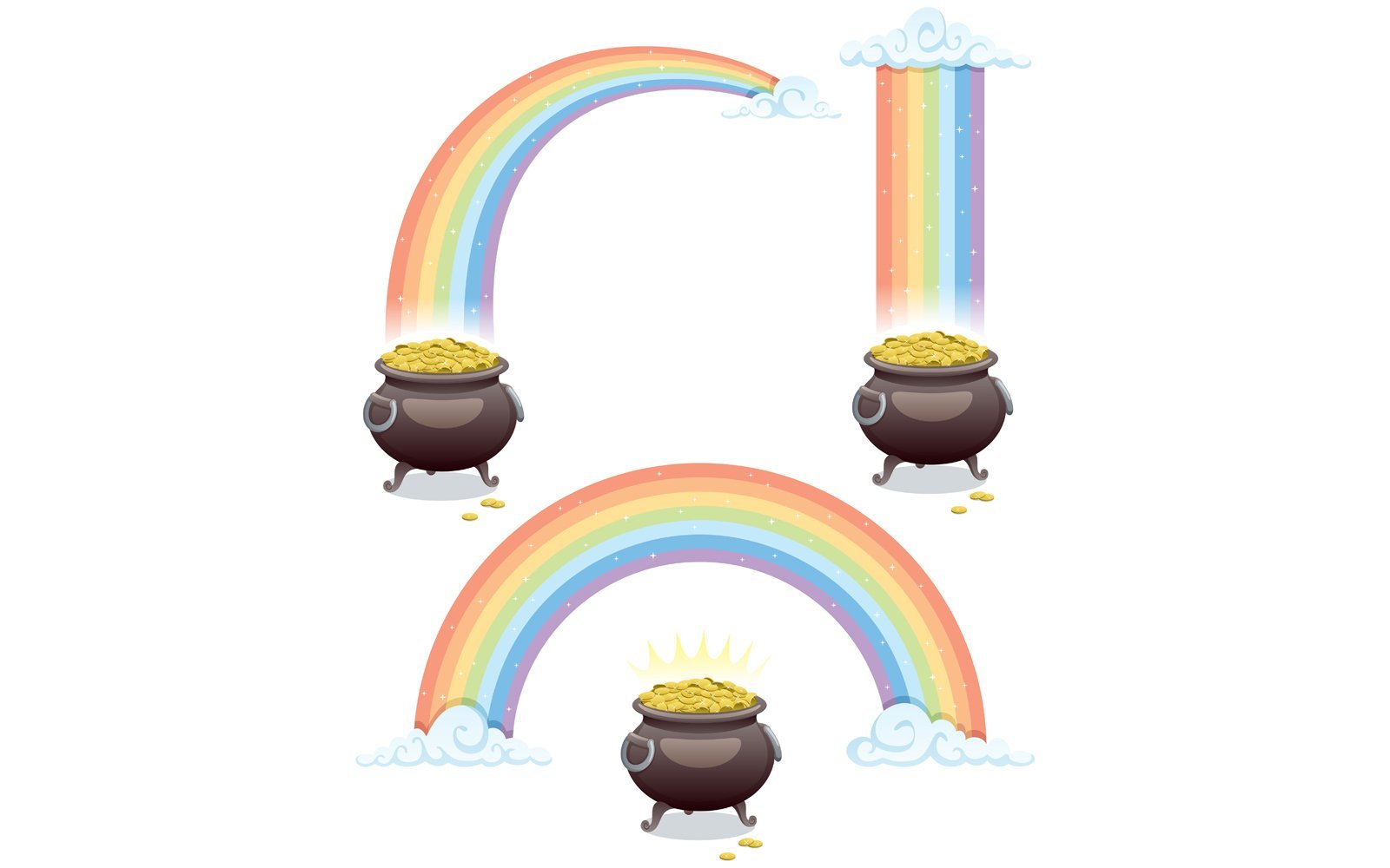 Kit Graphique #148314 Rainbow Pot Divers Modles Web - Logo template Preview