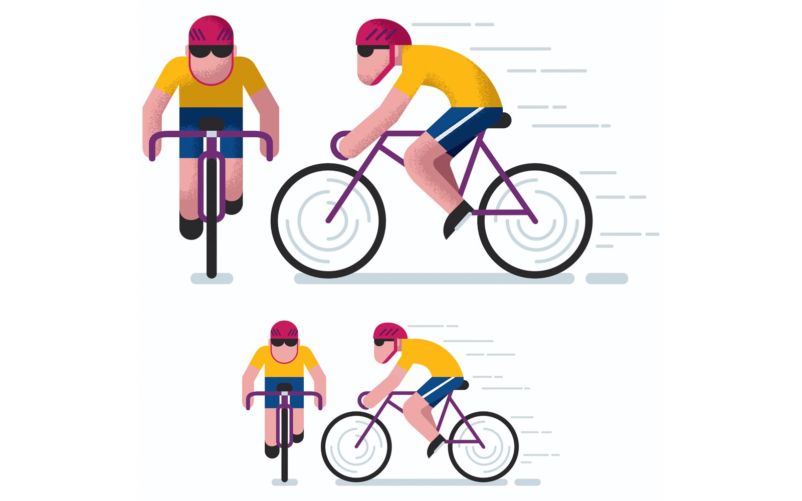 Kit Graphique #148346 Cycling Bicyclette Divers Modles Web - Logo template Preview