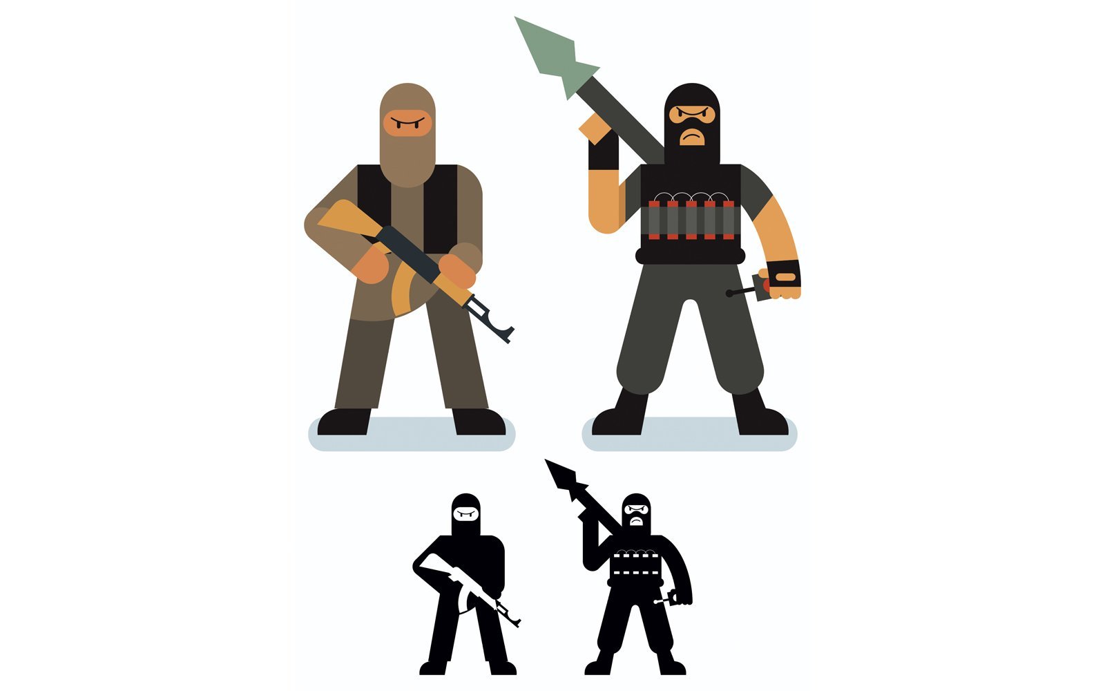 Kit Graphique #148362 Terrorist Terrorism Divers Modles Web - Logo template Preview