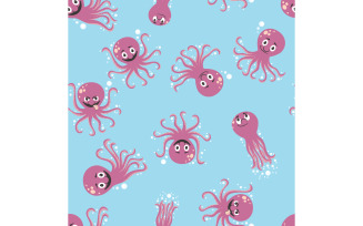 Octopus Seamless Pattern - Illustration
